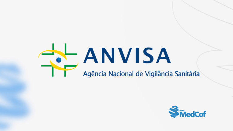 Imagem com logo da Anvisa